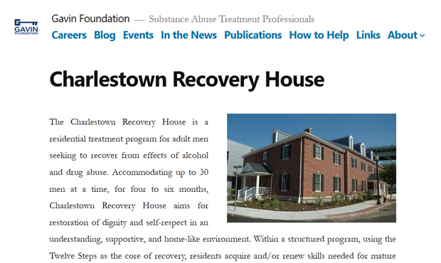 Gavin Foundation Recovery House